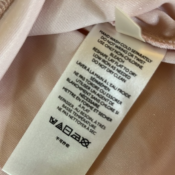 Anthropologie pink top Women Size XS Velour Mockneck - Picture 5 of 6